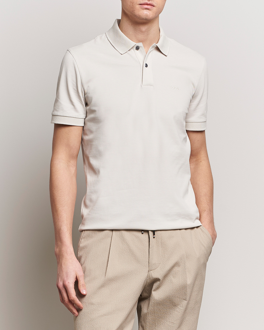 Uomini | Polo | BOSS BLACK | Pallas Polo Open White