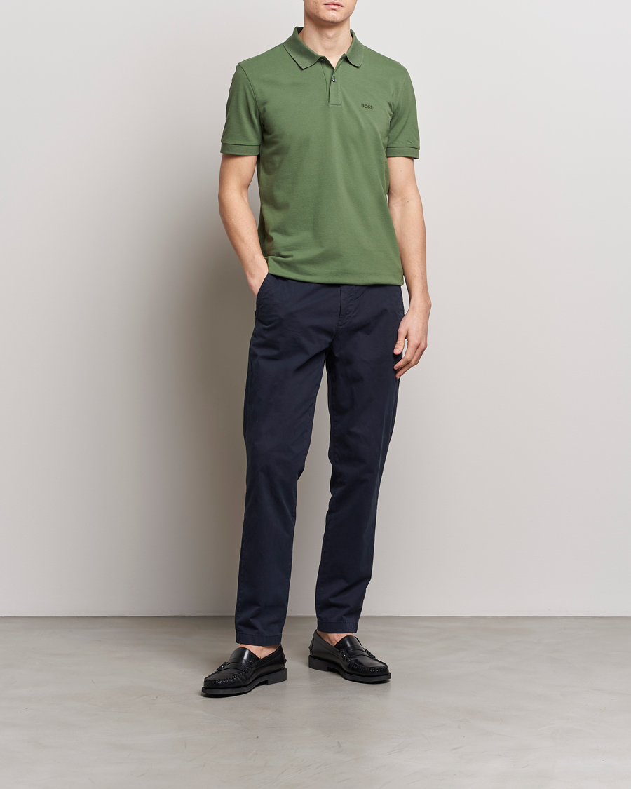 Uomini | Polo | BOSS BLACK | Pallas Polo Open Green