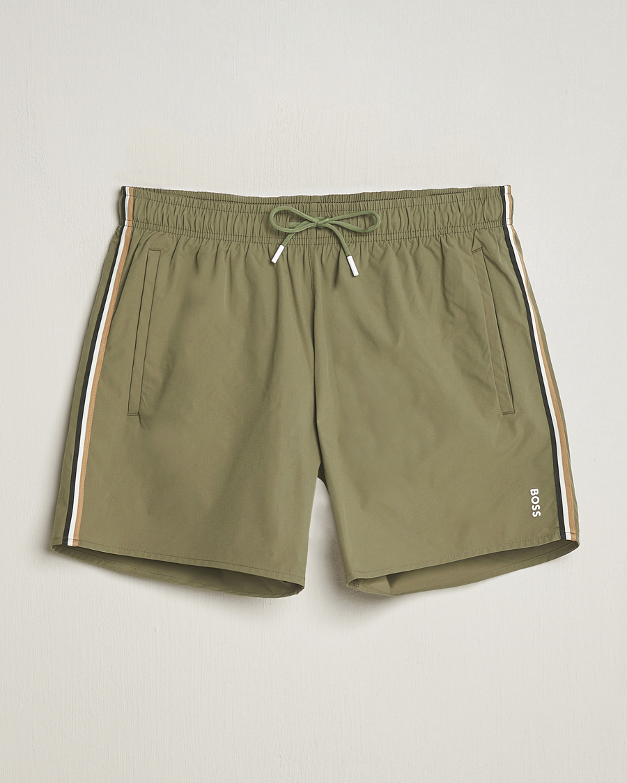 Uomini | Costumi da bagno | BOSS BLACK | Iconic Swimshorts Green