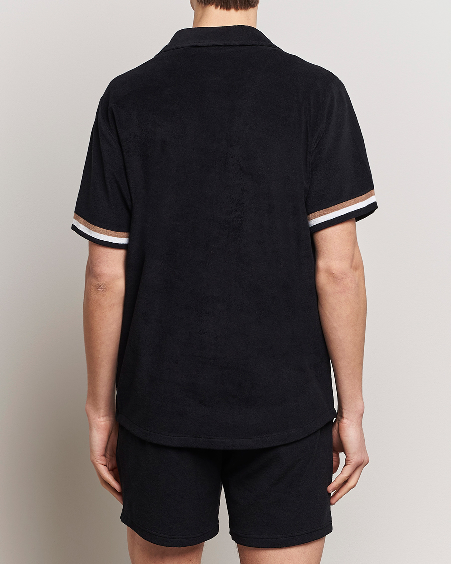 Uomini | Camicie | BOSS BLACK | Short Sleeve Terry Shirt Black