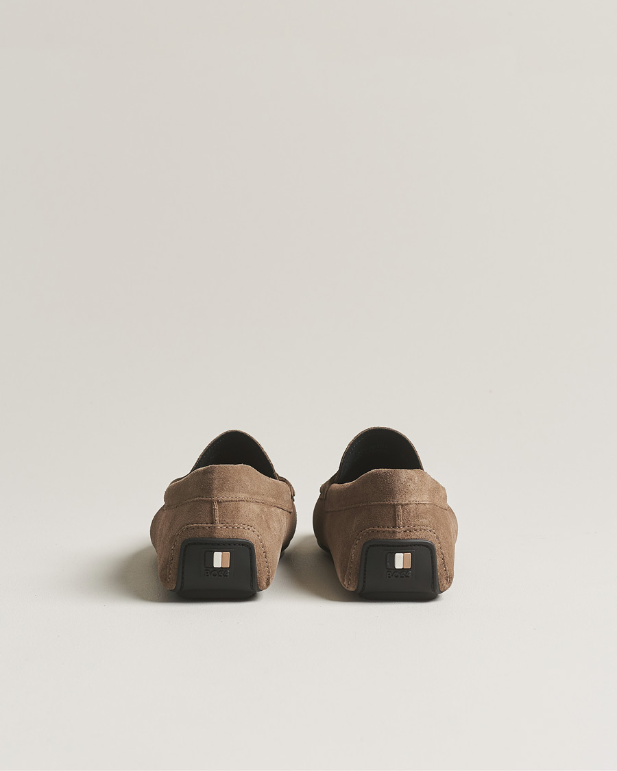Uomini | BOSS BLACK Noel Car Shoe Suede Medium Beige | BOSS BLACK | Noel Car Shoe Suede Medium Beige