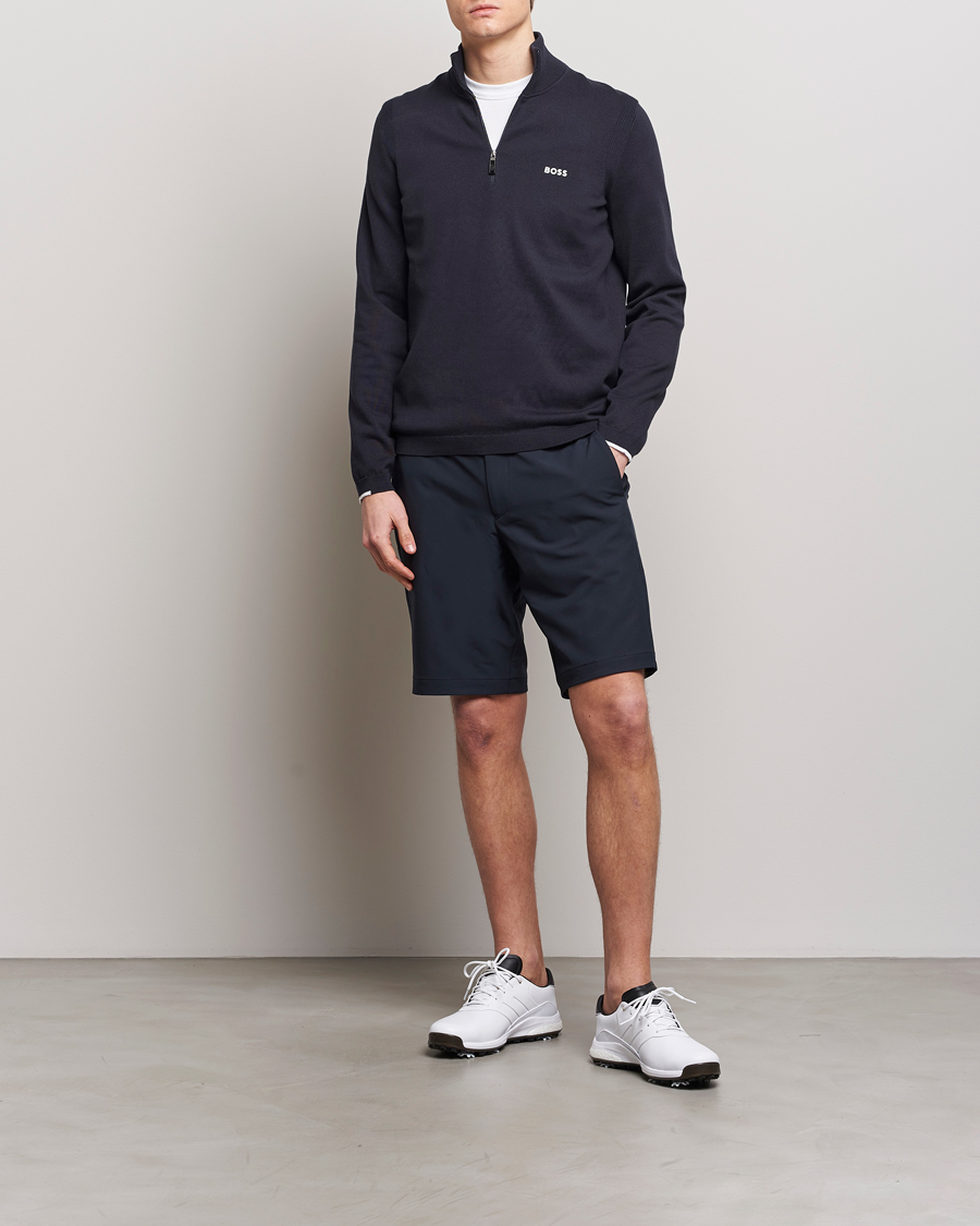 Uomini | Pantaloncini | BOSS GREEN | Commuter Golf Shorts Dark Blue