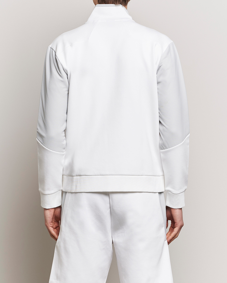 Uomini | Maglieria | BOSS GREEN | Skaz Full Zip Hoodie White