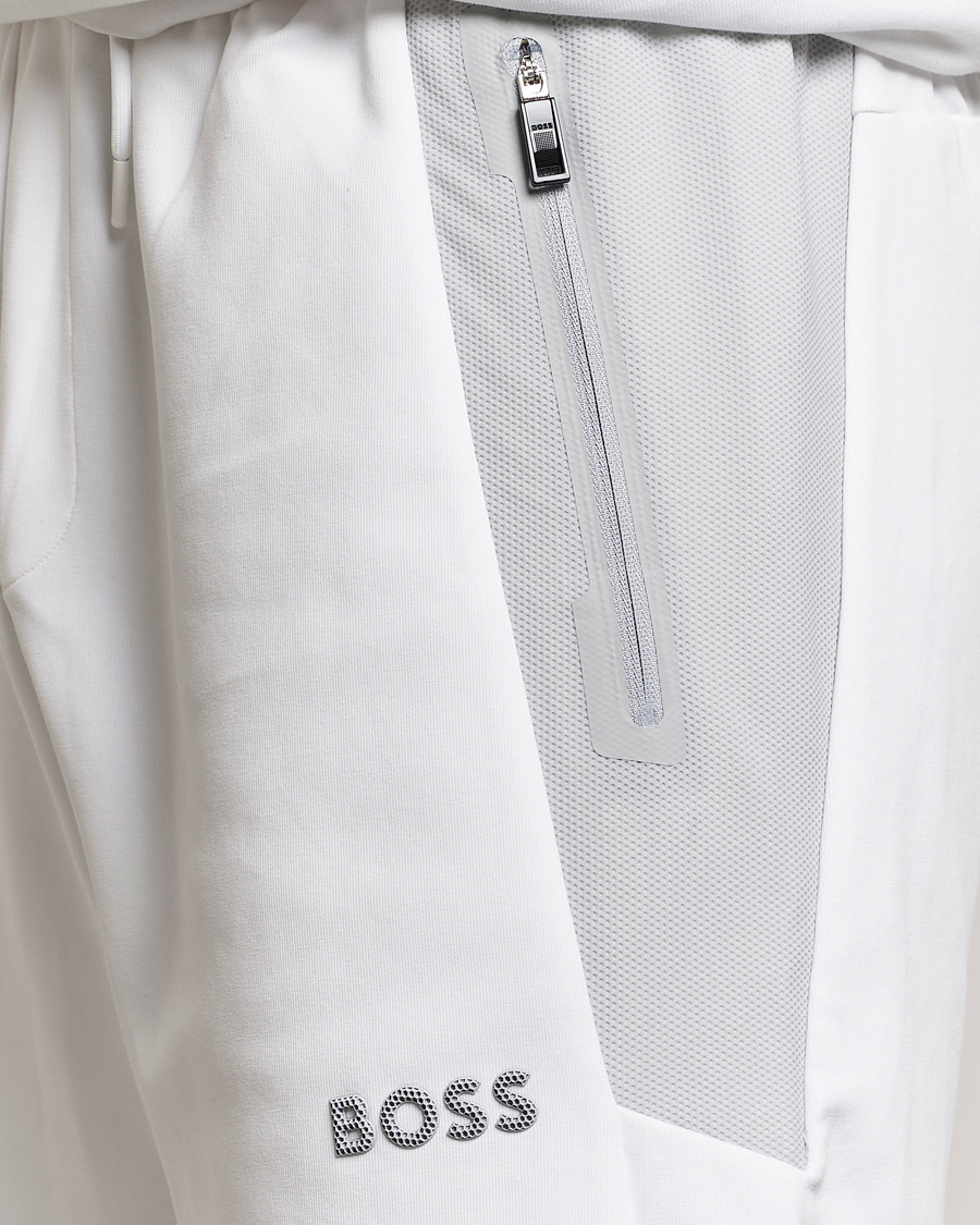 Uomini | Pantaloncini | BOSS GREEN | Headlo Sweatshorts White