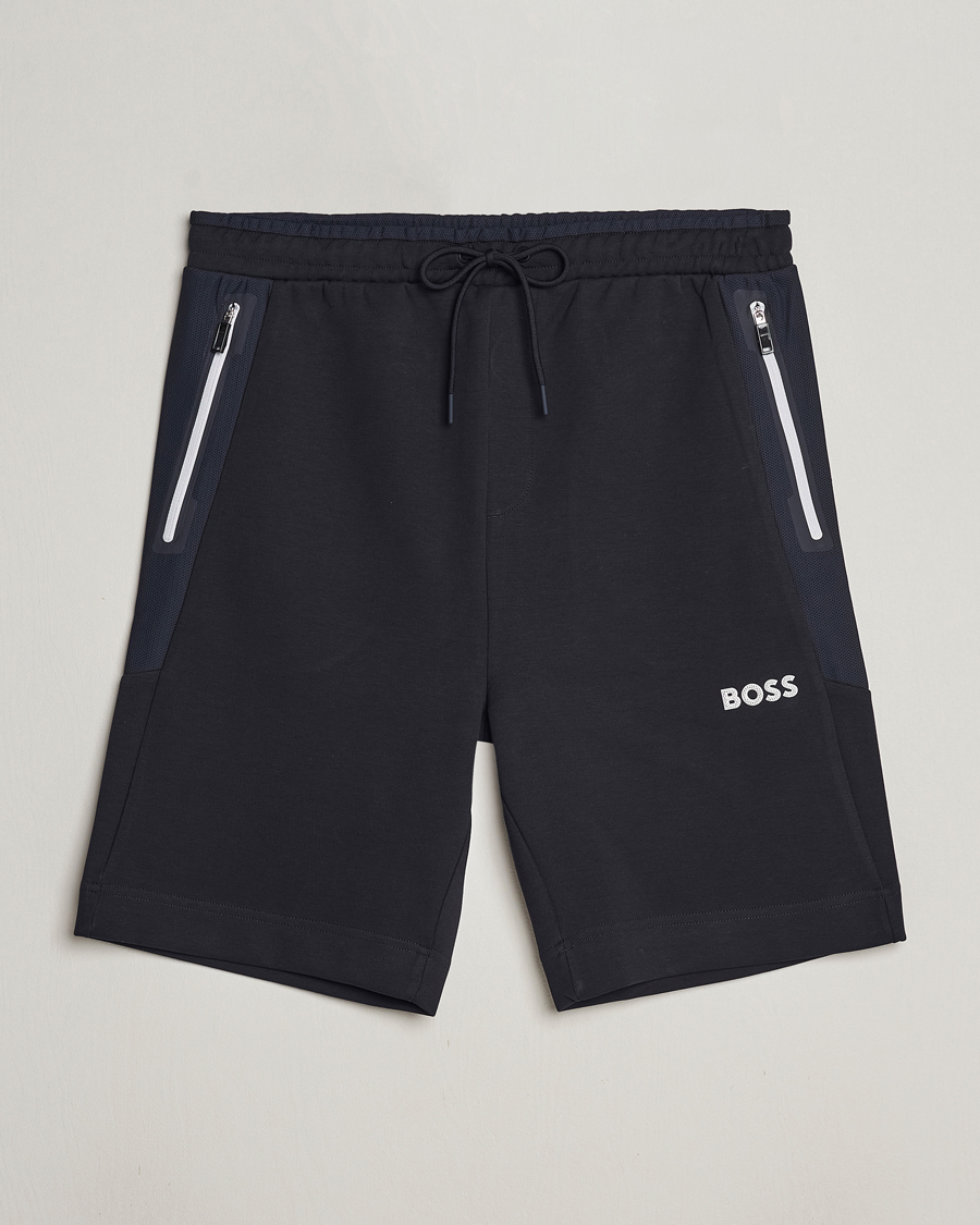 Uomini | Pantaloncini | BOSS GREEN | Headlo Sweatshorts Dark Blue