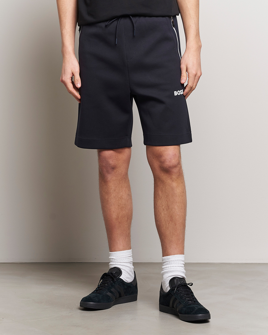 Uomini | Pantaloncini | BOSS GREEN | Headlo Sweatshorts Dark Blue