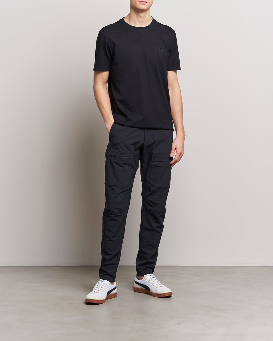 Uomini | T-shirt | BOSS GREEN | Crew Neck T-Shirt Black