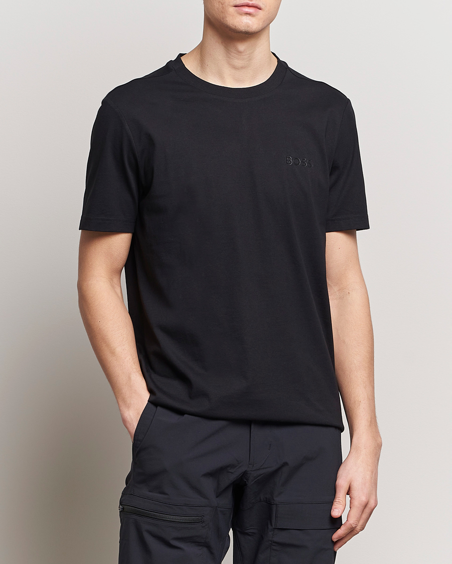 Uomini | T-shirt | BOSS GREEN | Crew Neck T-Shirt Black