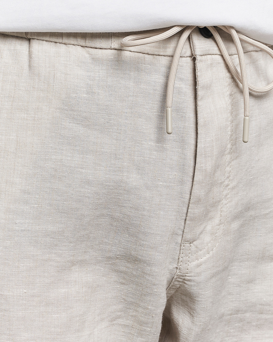 Uomini | Pantaloni | BOSS ORANGE | Sanderson Linen Pants Light Beige