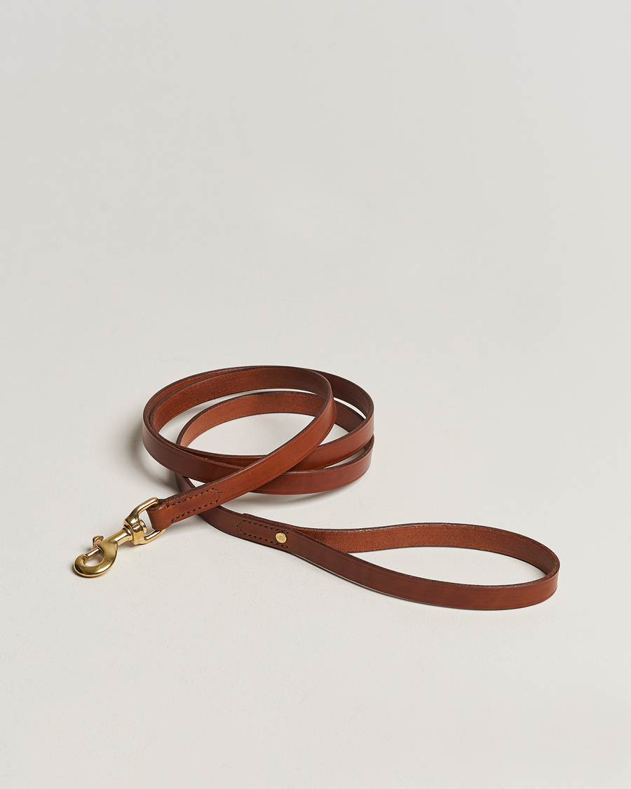 Uomini | Accessori per cani | Tärnsjö Garveri | Leather Dog Leash Light Brown