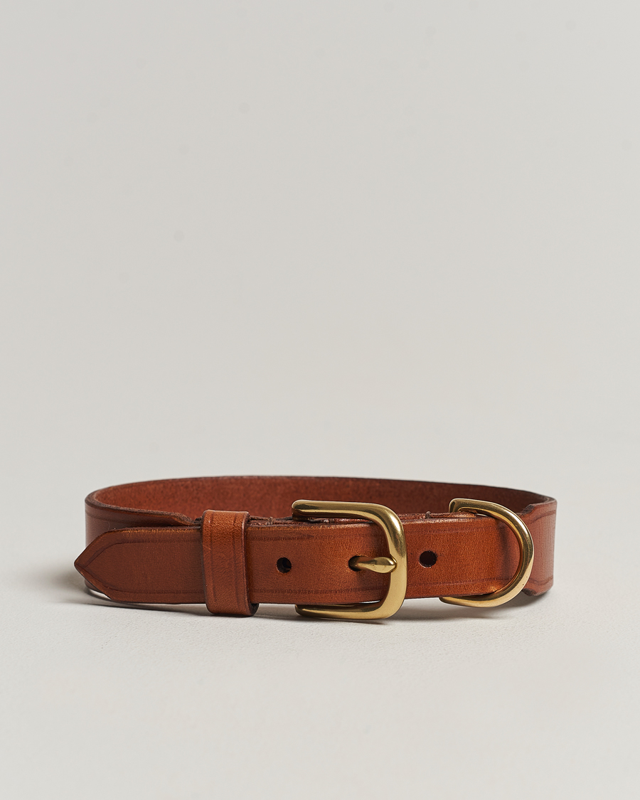 Uomini | Accessori per cani | Tärnsjö Garveri | Leather Dog Collar Light Brown