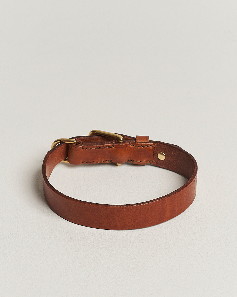 Uomini | Accessori per cani | Tärnsjö Garveri | Leather Dog Collar Light Brown