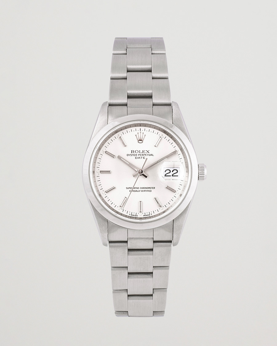 Uomini | Rolex Pre-Owned Date 15200 Oyster Perpetual Silver | Rolex Pre-Owned | Date 15200 Oyster Perpetual Silver