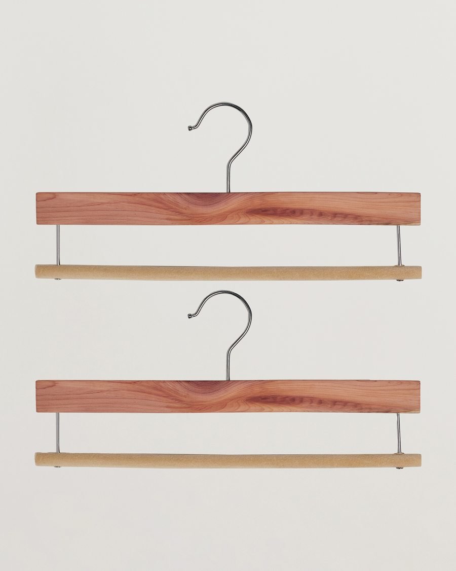 Uomini | Cura delle esclusive carl | Care with Carl | 2-Pack Cedar Wood Trouser Hangers