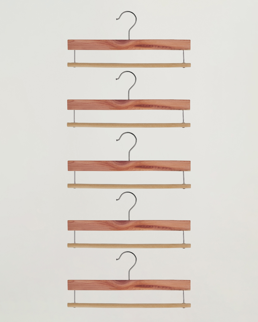 Uomini | Cura delle esclusive carl | Care with Carl | 5-Pack Cedar Wood Trouser Hangers