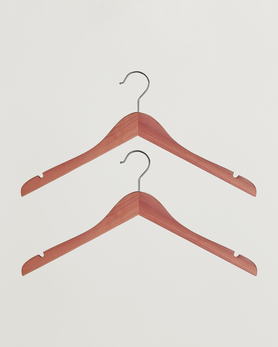 Uomini | Cura delle esclusive carl | Care with Carl | 2-Pack Cedar Wood Shirt Hangers