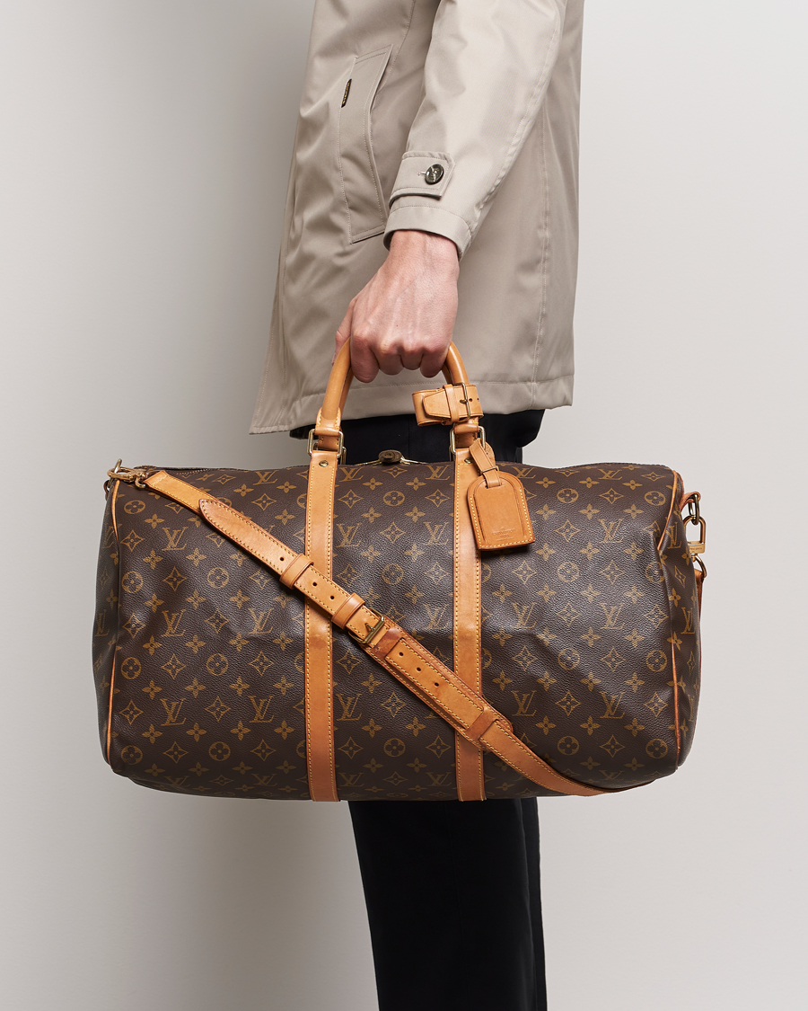 Uomini | Louis Vuitton Pre-Owned Keepall Bandoulière 50 Monogram | Louis Vuitton Pre-Owned | Keepall Bandoulière 50 Monogram