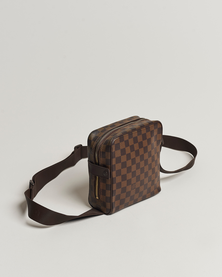 Uomini | Louis Vuitton Pre-Owned Olaf Shoulder Bag Damier Ebene | Louis Vuitton Pre-Owned | Olaf Shoulder Bag Damier Ebene