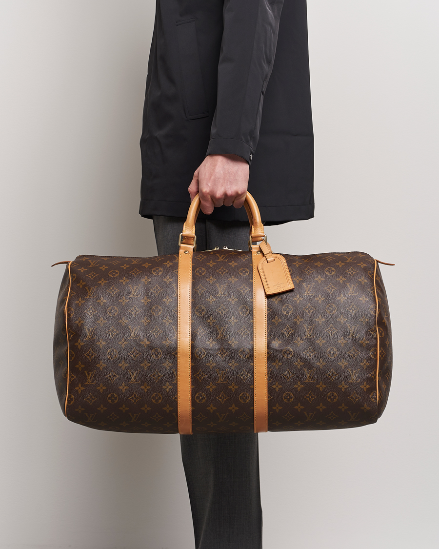 Uomini | Louis Vuitton Pre-Owned Keepall 55 Monogram  | Louis Vuitton Pre-Owned | Keepall 55 Monogram 