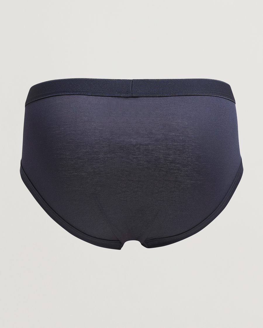 Uomini | Biancheria intima | Zimmerli of Switzerland | Sea Island Cotton Briefs Navy
