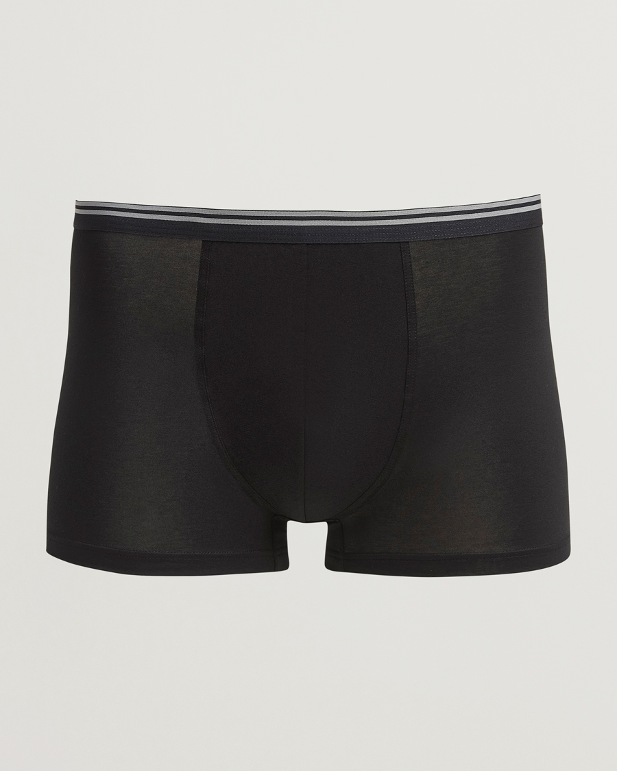 Uomini | Biancheria intima | Zimmerli of Switzerland | Pure Comfort Boxer Shorts Black