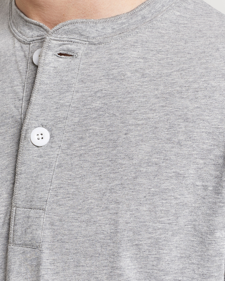 Uomini | Maglieria | BEAMS PLUS | Cotton Henley Grey