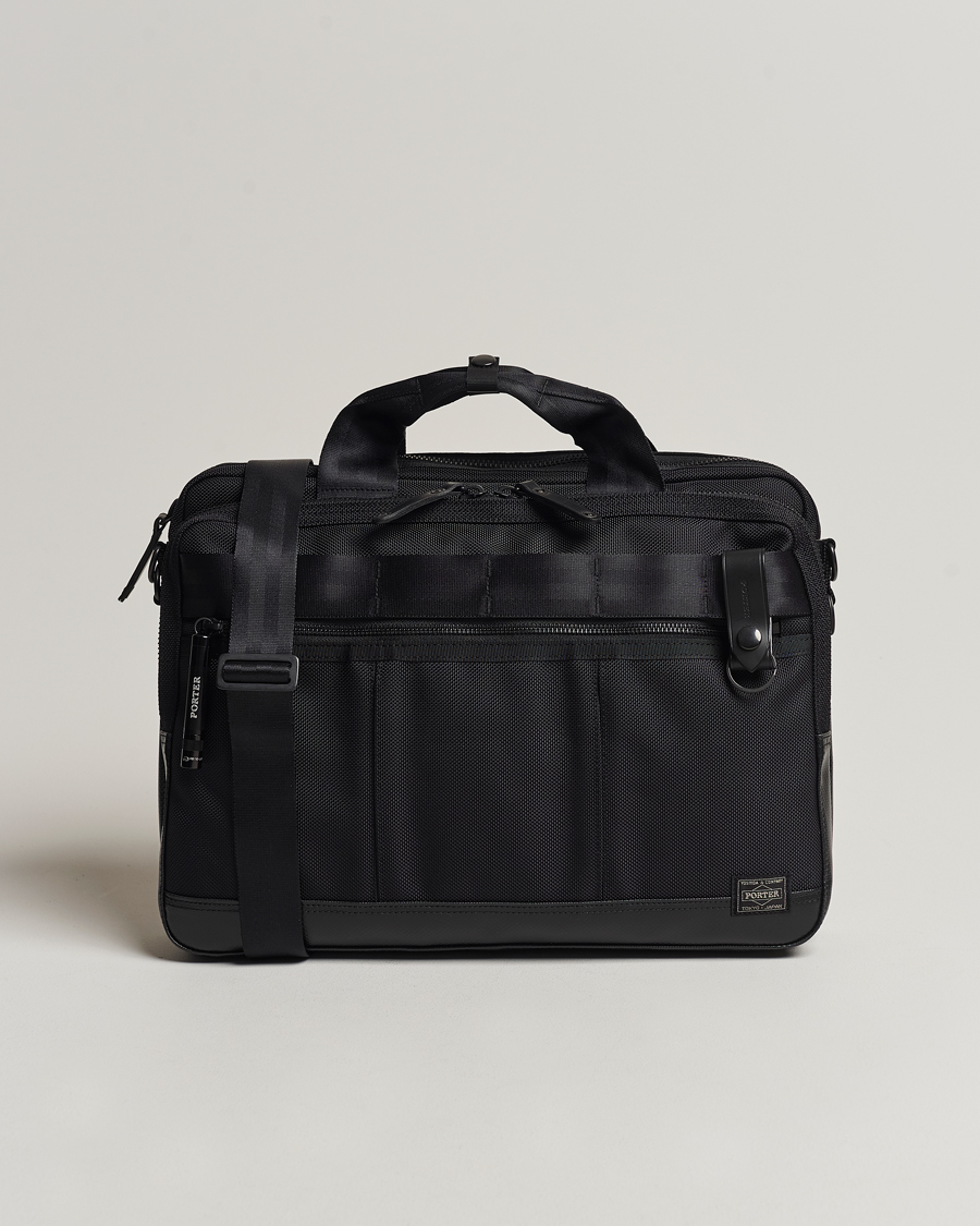 Uomini | Borse | Porter-Yoshida & Co. | Heat 2Way Briefcase Black