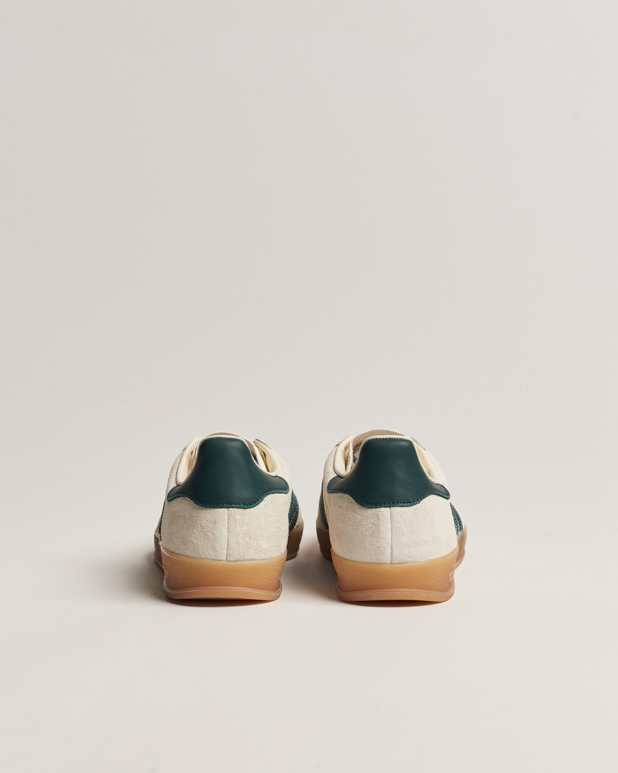 Uomini | adidas Originals Gazelle Indoor Sneaker White/Green | adidas Originals | Gazelle Indoor Sneaker White/Green