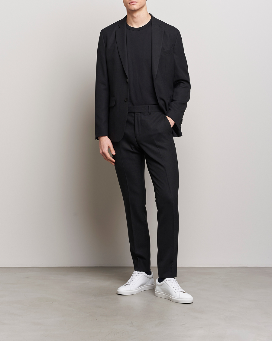 Uomini | Blazers | J.Lindeberg | Hopper Active Hopsack Blazer Black