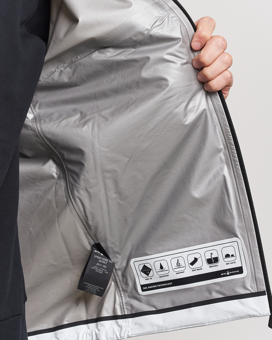 Uomini | Giacche | Sail Racing | Spray Gore-Tex Hooded Jacket Storm White