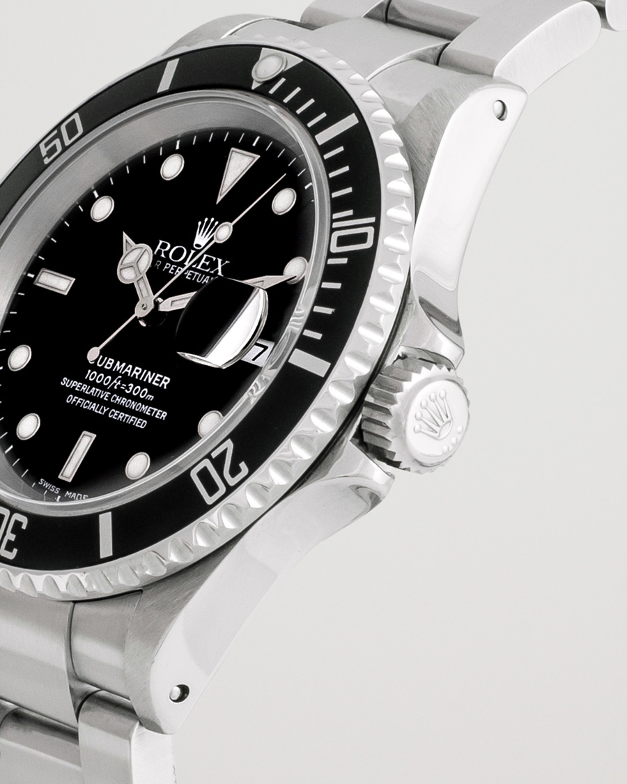 Uomini | Rolex Pre-Owned Submariner 16610 Oyster Perpetual Silver | Rolex Pre-Owned | Submariner 16610 Oyster Perpetual Silver