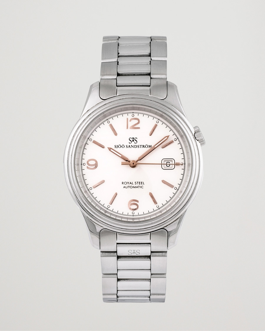 Uomini | Sjöö Sandström Pre-Owned Royal Steel Classic 41mm Silver | Sjöö Sandström Pre-Owned | Royal Steel Classic 41mm Silver