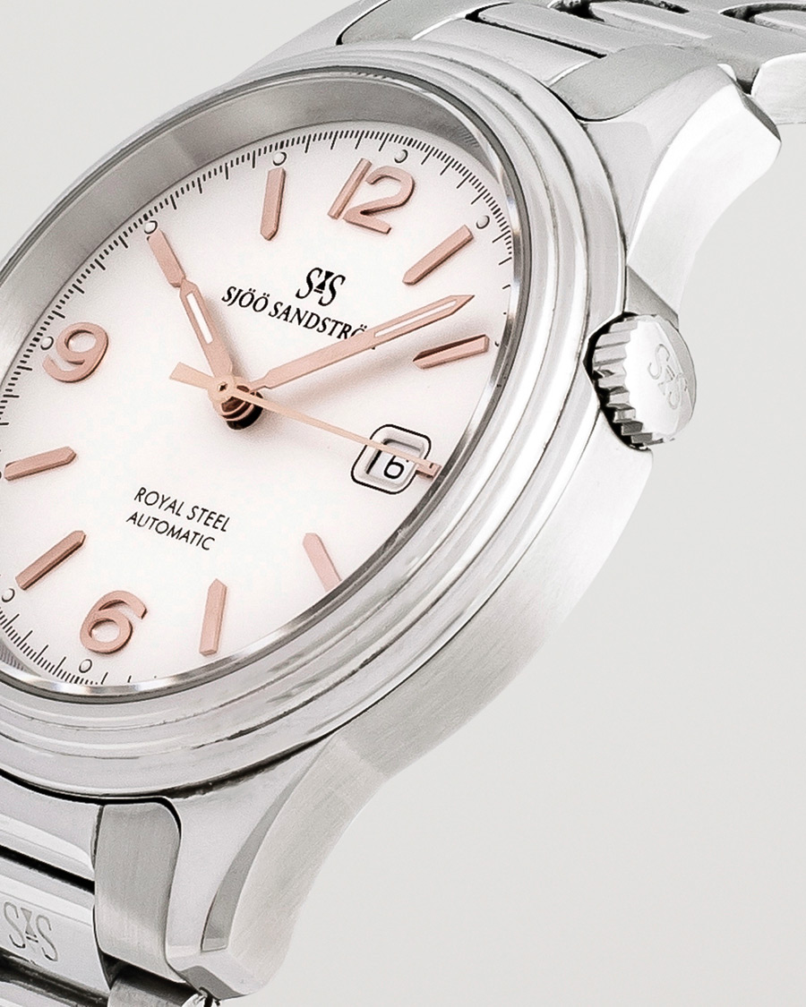 Uomini | Sjöö Sandström Pre-Owned Royal Steel Classic 41mm Silver | Sjöö Sandström Pre-Owned | Royal Steel Classic 41mm Silver