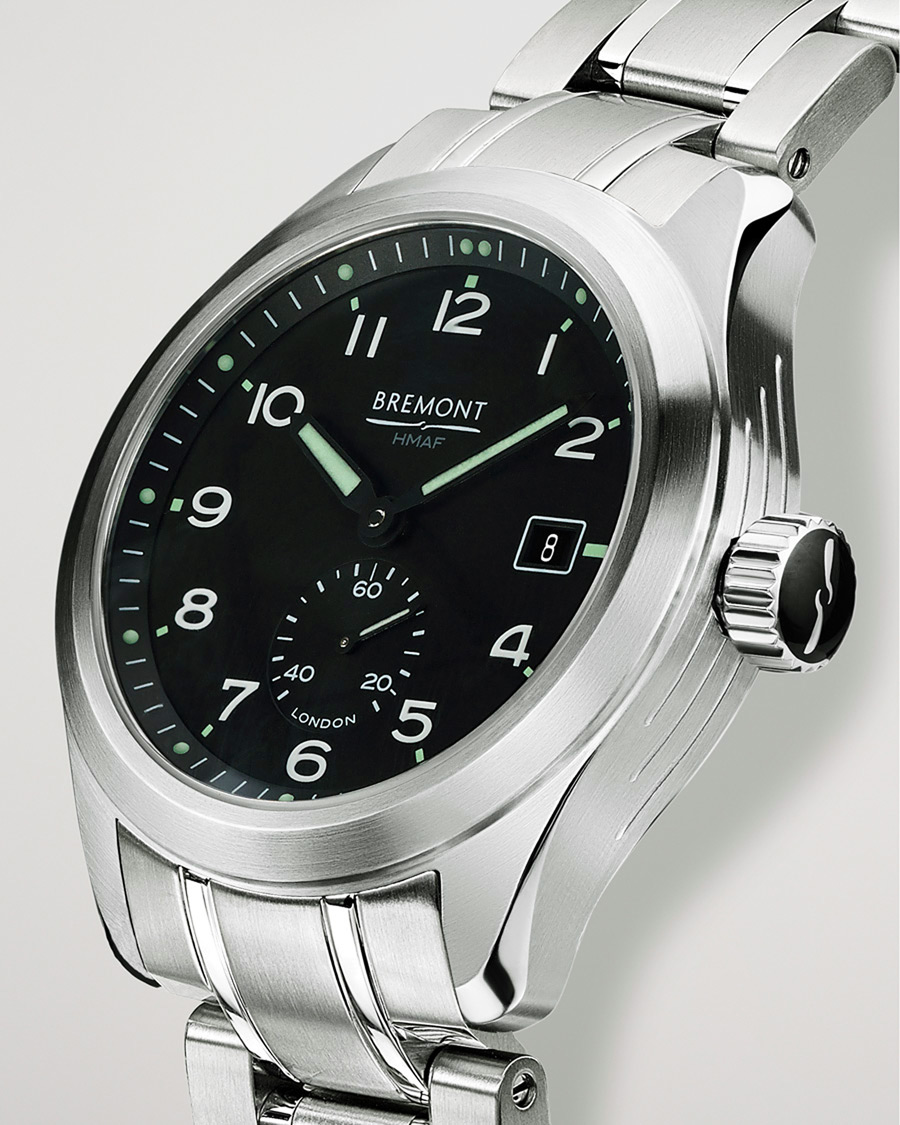 Uomini | Bremont Pre-Owned Broadsword 40mm Steel Bracelet Black Dial Silver | Bremont Pre-Owned | Broadsword 40mm Steel Bracelet Black Dial Silver