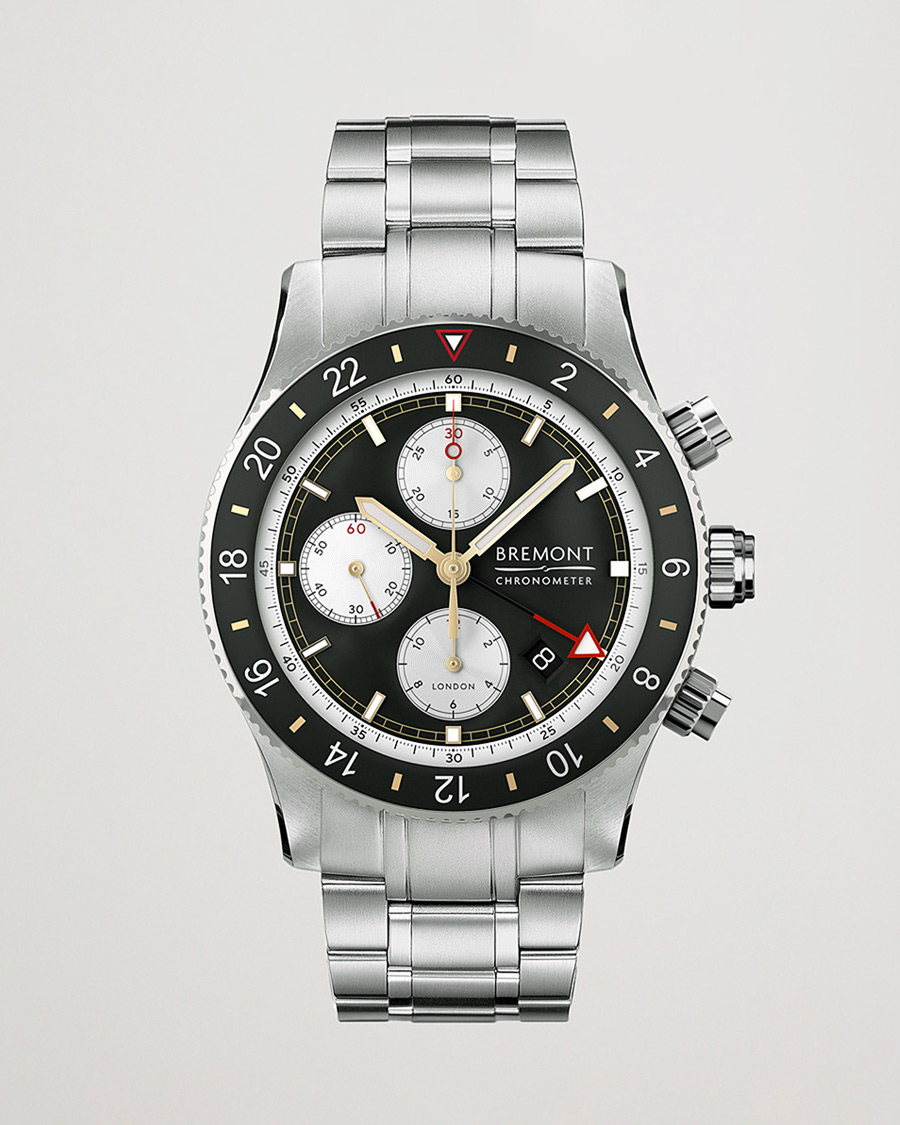 Uomini | Bremont Pre-Owned Supermarine Chronograph 43mm Black Dial Silver | Bremont Pre-Owned | Supermarine Chronograph 43mm Black Dial Silver