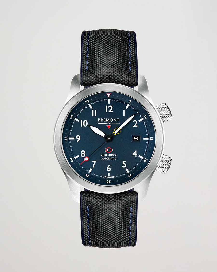 Uomini | Bremont Pre-Owned MBII Pilot Watch 43mm Blue Dial Silver | Bremont Pre-Owned | MBII Pilot Watch 43mm Blue Dial Silver