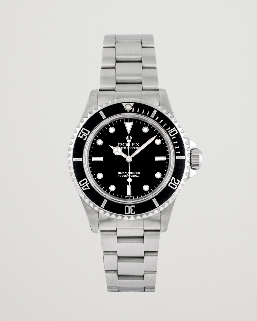 Uomini | Rolex Pre-Owned Submariner 14060 Oyster Perpetual Silver | Rolex Pre-Owned | Submariner 14060 Oyster Perpetual Silver