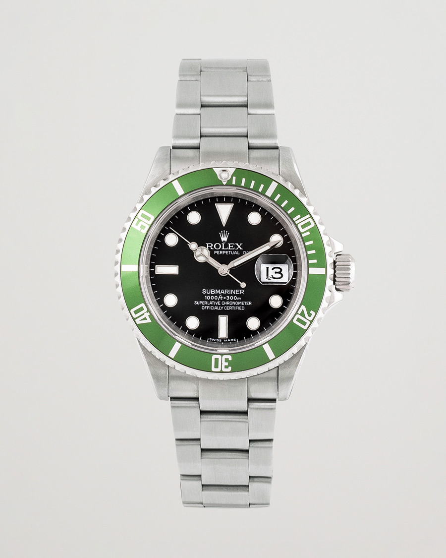 Uomini | Rolex Pre-Owned Submariner 16610LV Oyster Perpetual Silver | Rolex Pre-Owned | Submariner 16610LV Oyster Perpetual Silver