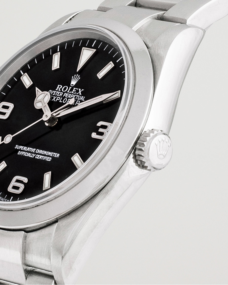 Uomini | Rolex Pre-Owned Explorer 114270 Oyster Perpetual Silver | Rolex Pre-Owned | Explorer 114270 Oyster Perpetual Silver