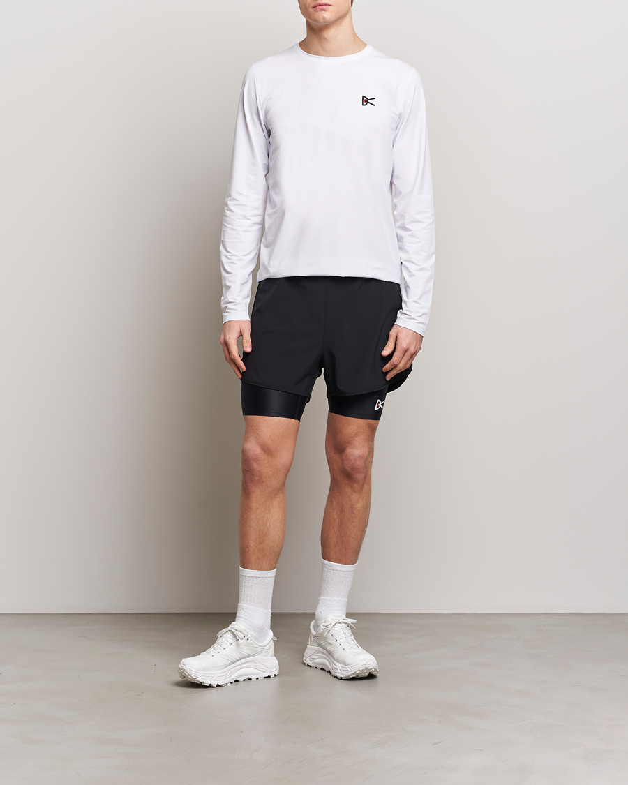 Uomini | Pantaloncini | District Vision | Layered Trail Shorts Black