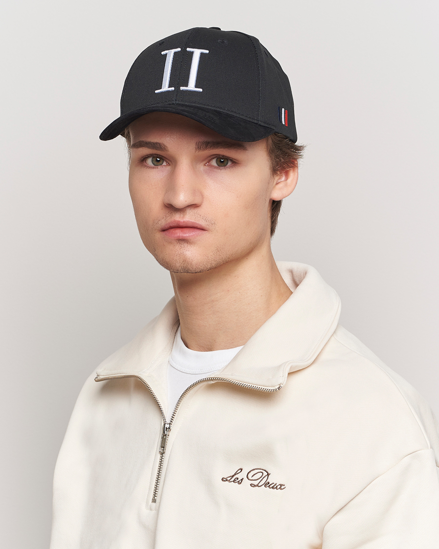 Uomini | Cappelli & Berretti | LES DEUX | Baseball Cap Suede II Black/White