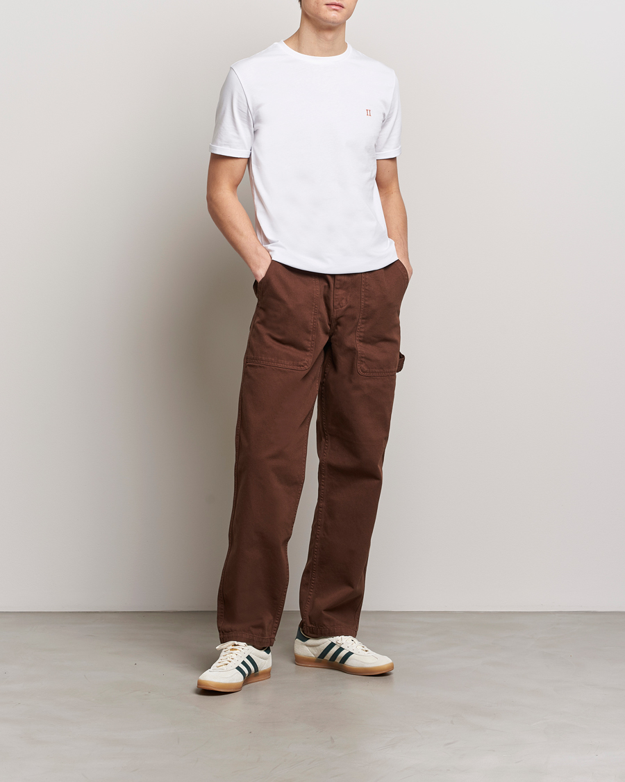 Uomini | T-shirt | LES DEUX | Nørregaard Cotton T-Shirt White