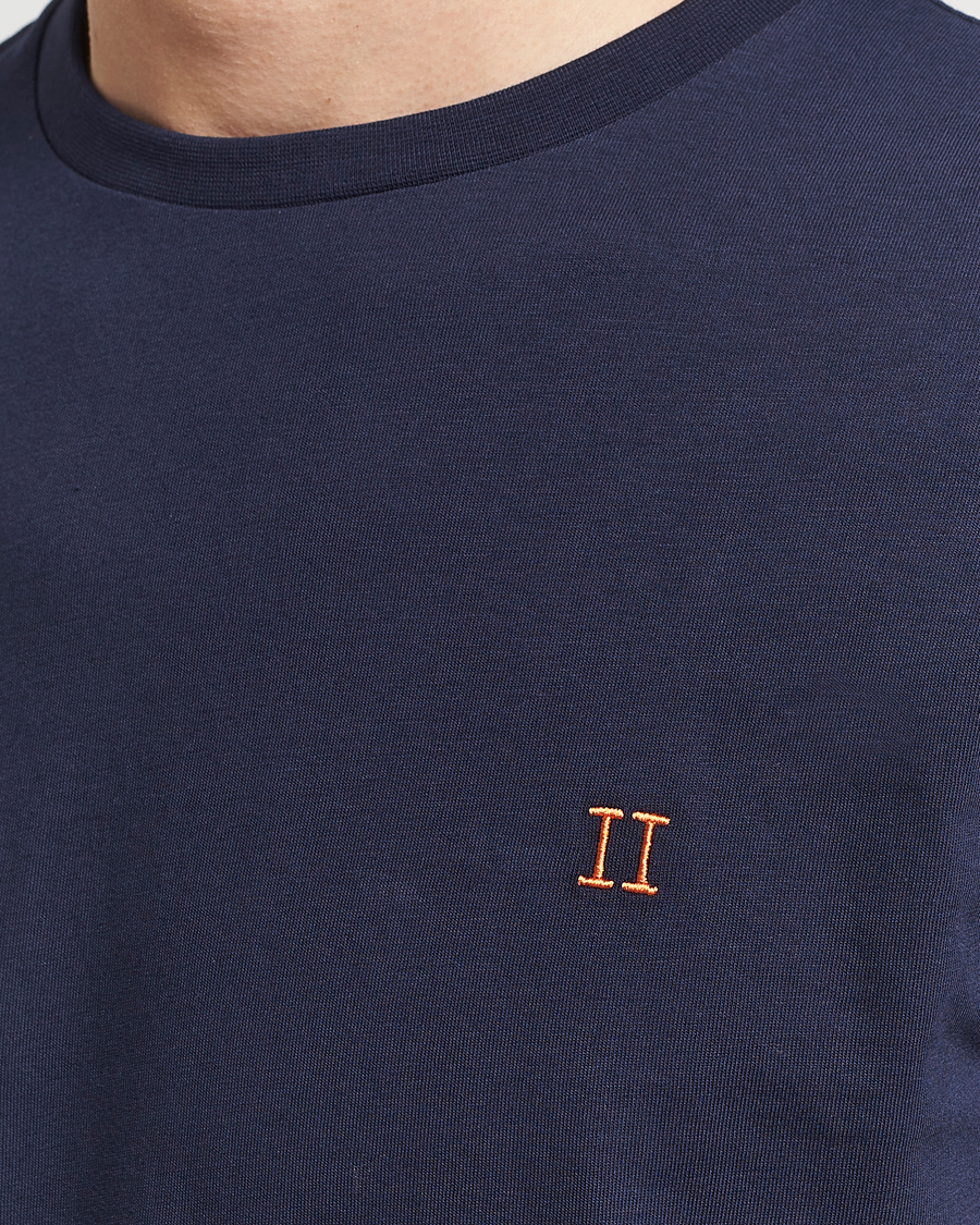 Uomini | T-shirt | LES DEUX | Nørregaard Cotton T-Shirt Navy