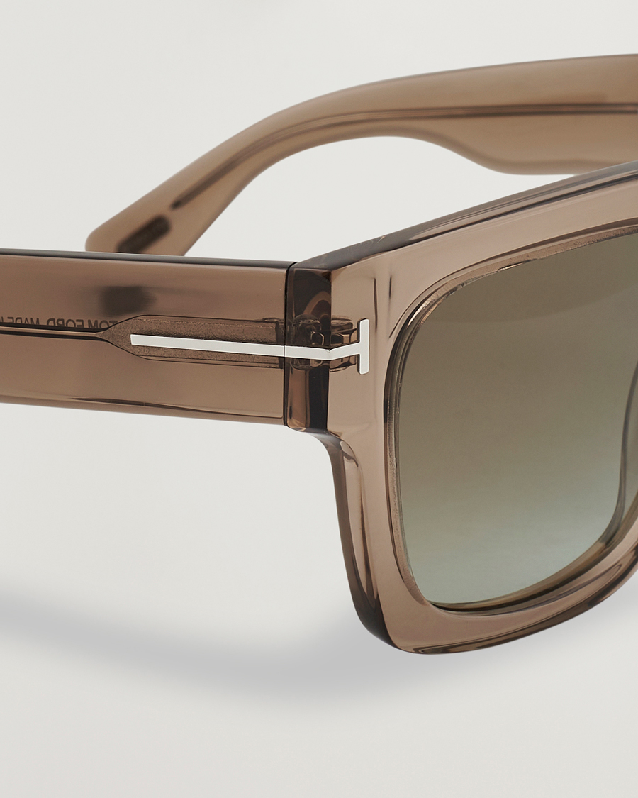 Uomini | Occhiali da sole | Tom Ford | Fausto FT0711 Sunglasses Brown/Green
