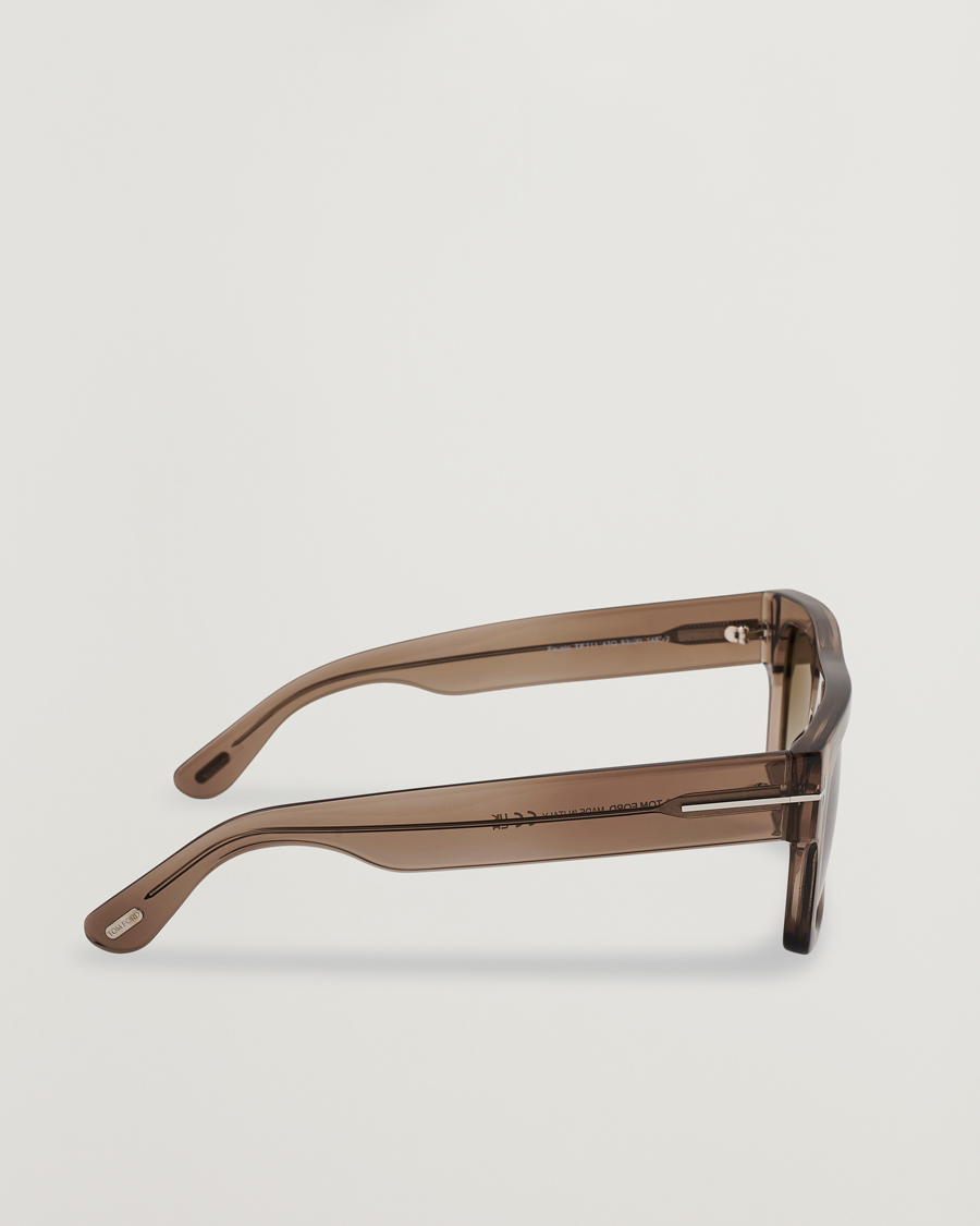 Uomini | Occhiali da sole | Tom Ford | Fausto FT0711 Sunglasses Brown/Green