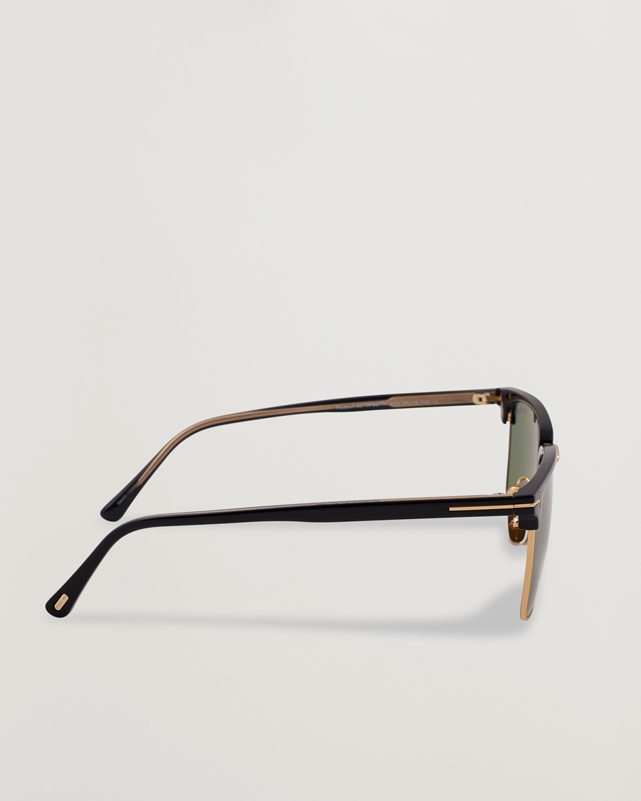 Uomini | Occhiali da sole | Tom Ford | Hudson FT0997-H Metal Sunglasses Black/Green