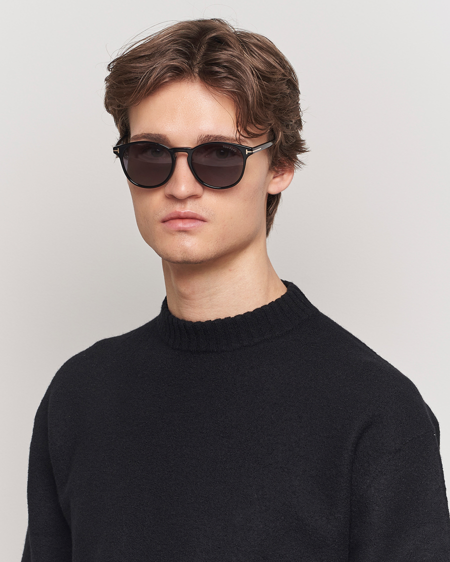 Uomini | Occhiali da sole | Tom Ford | Lewis FT1097 Sunglasses Black/Smoke