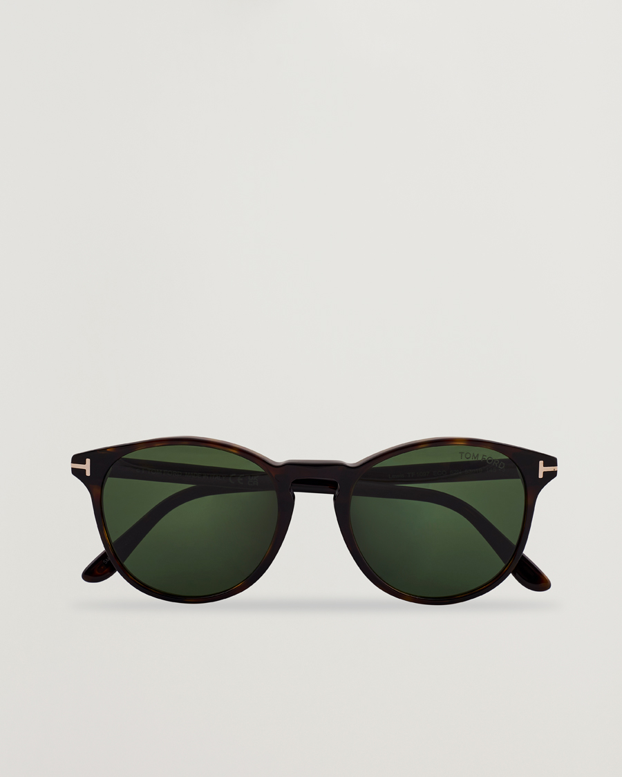 Uomini | Occhiali da sole | Tom Ford | Lewis FT1097 Sunglasses Dark Havana/Green