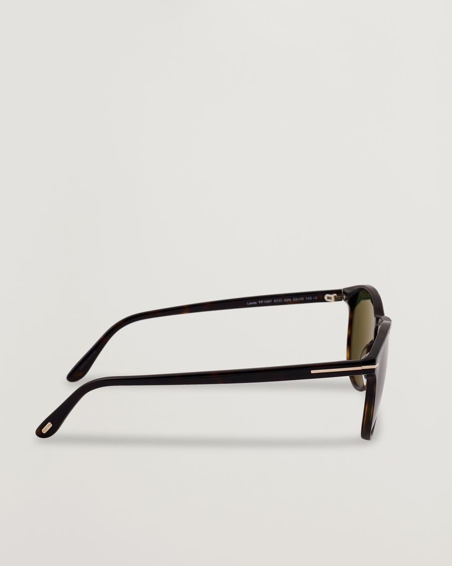 Uomini | Occhiali da sole | Tom Ford | Lewis FT1097 Sunglasses Dark Havana/Green