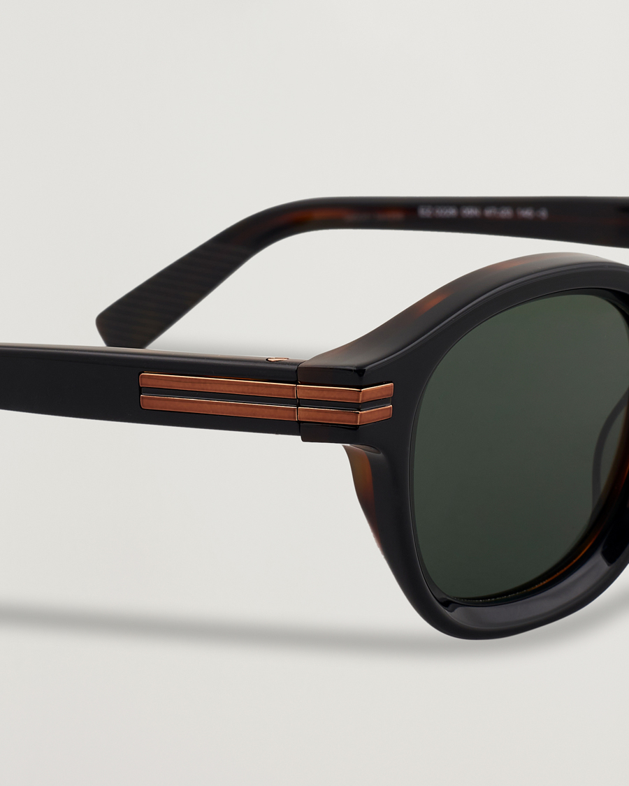 Uomini | Occhiali da sole | Zegna | EZ0229 Sunglasses Black/Green